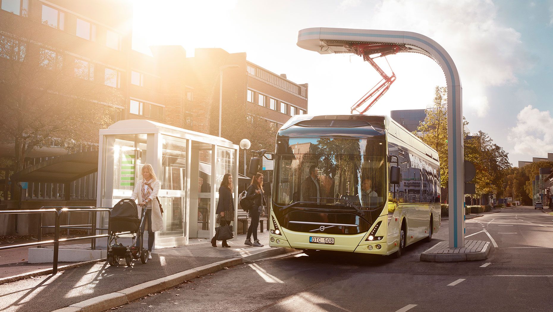 Volvo 7900 Electric Charging