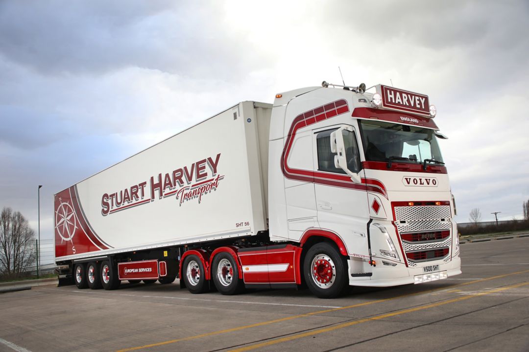 Stuart Harvey Transport leaves no stone unturned with mammoth spec on new Volvo FH 500 with I-Save