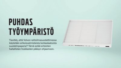 Puhdas työympäristö - Volvo Trucks Suomi