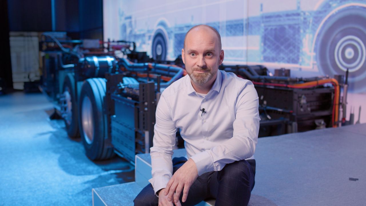 Portrait of Fredrik Björn, Product Director City, Business Unit Chassis at Volvo Buses 