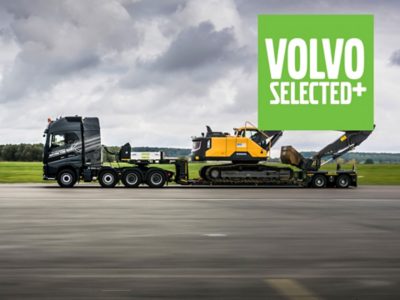 Volvo trucks dealer used truck selected excavator