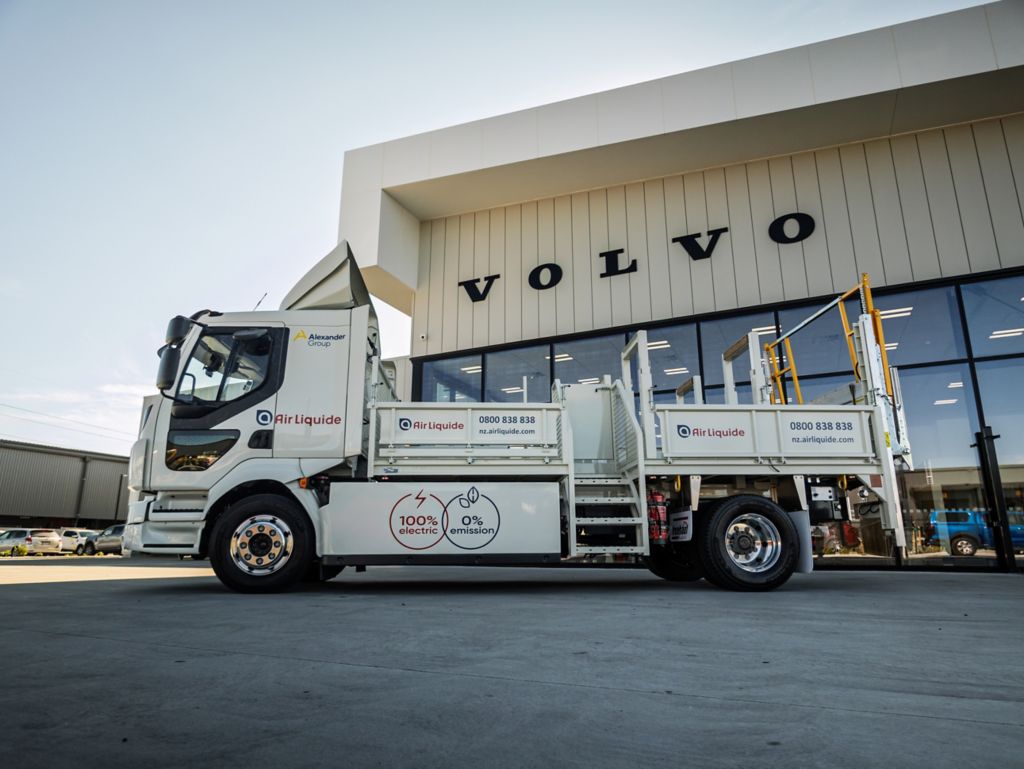 Alexander Group first electric truck - Volvo FL Electric