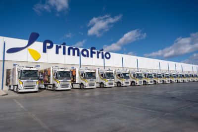 Flotila nových elektrických vozidel těžké řady společnosti Primafrio Group
