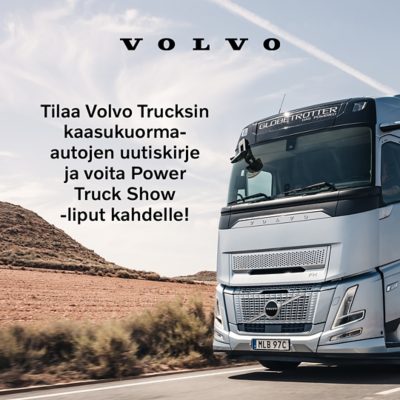 Tilaa Volvo Trucksin uutiskirje ja voita PTS liput