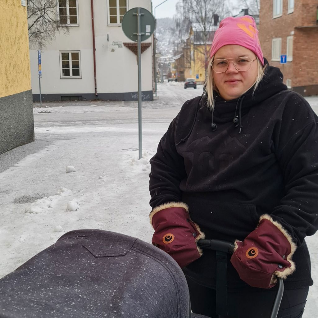 Gabriella är nu mammaledig men ser fram emot att börja jobba på verkstaden igen inom kort.