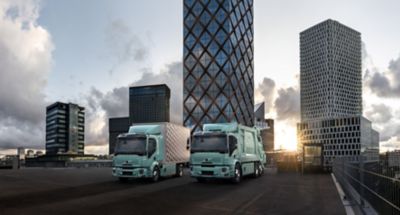 Die neuen Volvo FE und FL Electric – mittelschwere Lkw für den emissionsfreien Stadtverkehr und die Logistik.