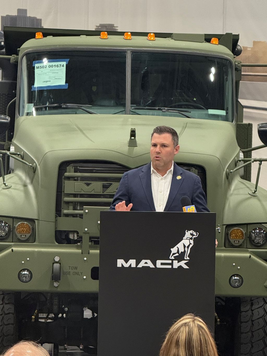 U.S. Rep. Ryan Mackenzie today announced that Mack Defense received $47 million in programmatic funding to continue building the M917A3 Heavy Dump Truck (HDT) at its Allentown, Pennsylvania, facility.