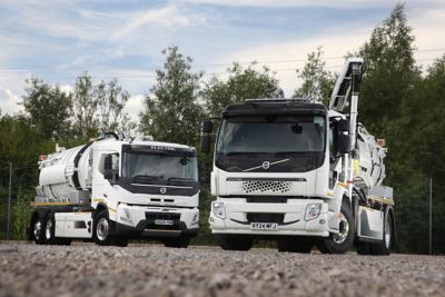 Dawsongroup emc has taken delivery of seven electric trucks, as part of an order for more than 100 new Volvos.
