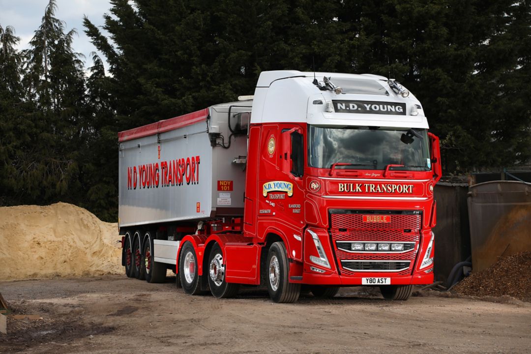 New Volvo FH 540 set to deliver significant fuel savings for ND Young Transport