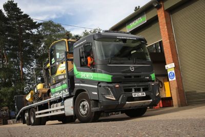 Shorts Group has welcomed a new 26-tonne Volvo FMX 380 to its fleet.