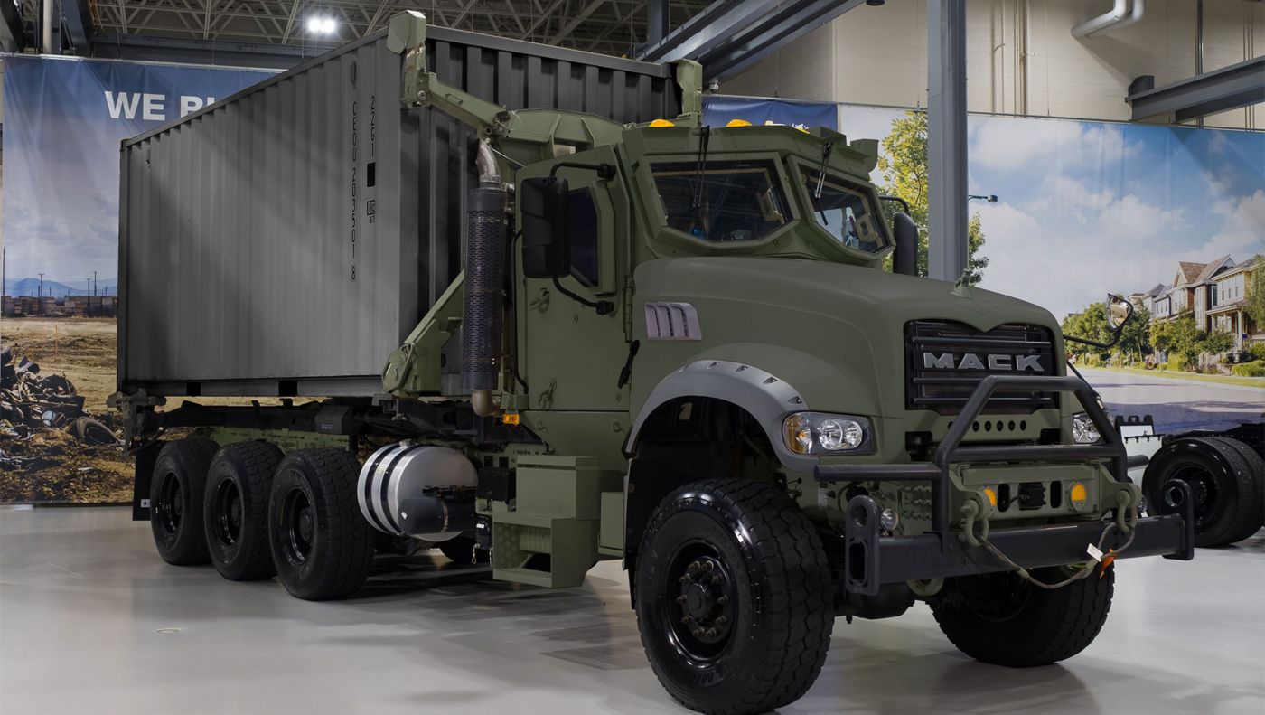 Swedish Volvo showed FMX 8x8 military truck with British armor