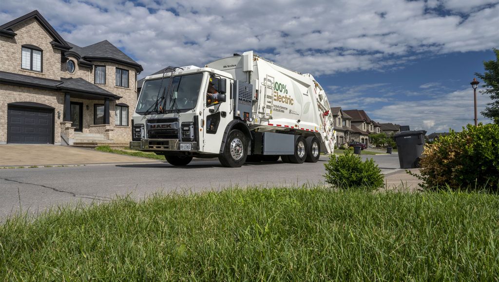 ACE Recycling & Disposal Orders Mack® LR Electric Refuse Vehicle