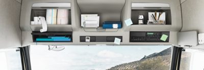 Volvo FM interior cabin view workplace