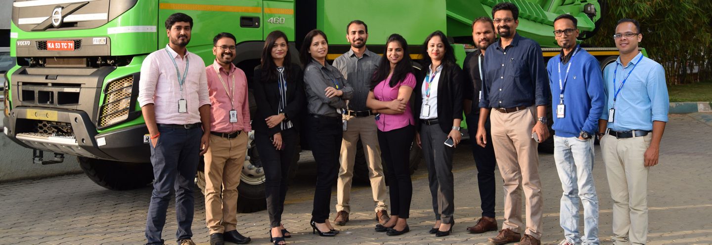Equipo de reclutamiento de Volvo Group India