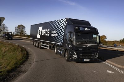 DFDS plaatst order van opnieuw 100 elektrische Volvo-trucks