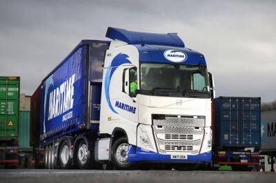 Maritime Transport has begun to take delivery of a further 355 Volvo FH with I-Save trucks