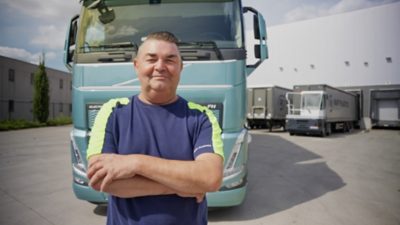 Filip Rebry, chauffeur Carotrans