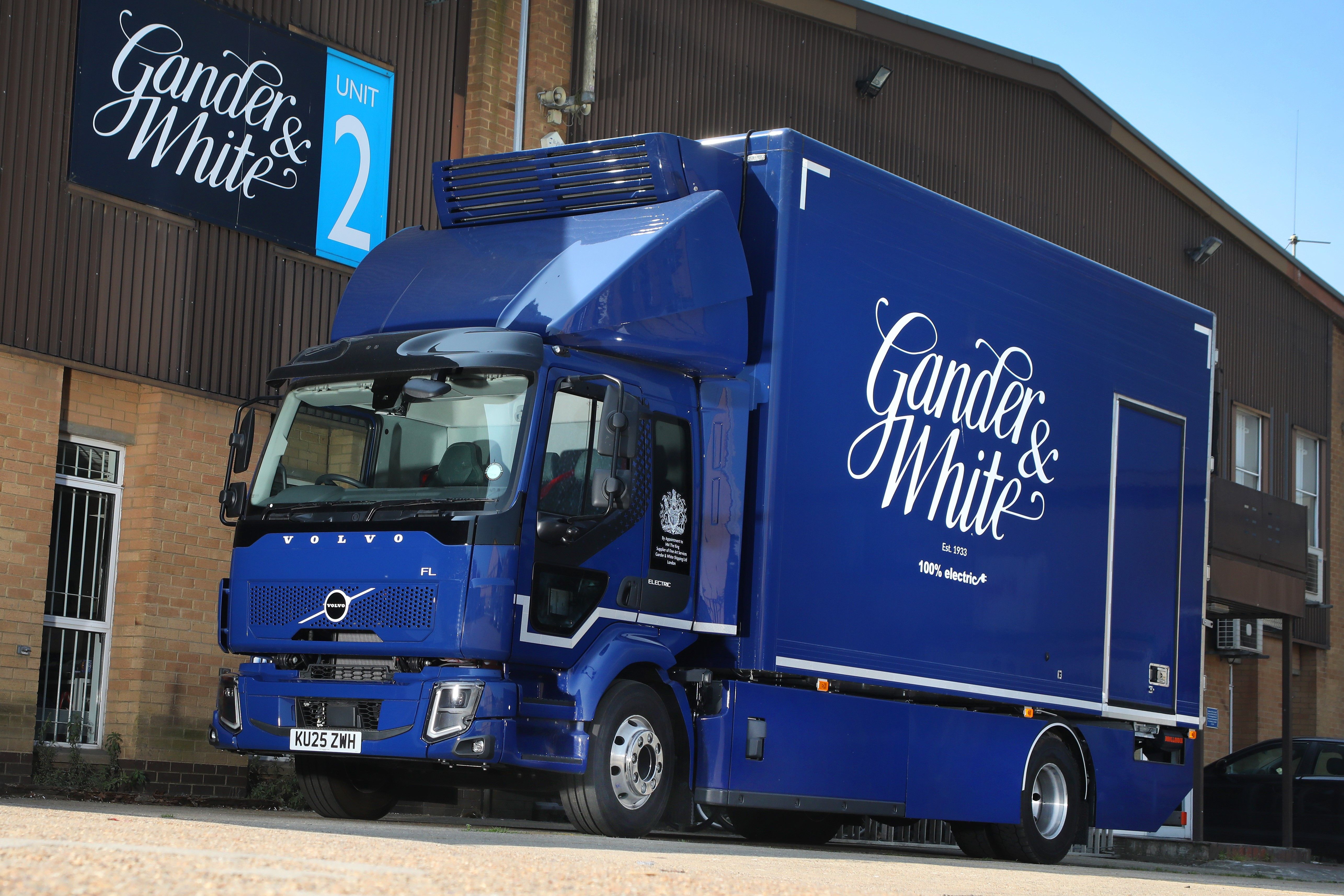Gander & White keeps it cool with temperature-controlled Volvo FL Electric rigid