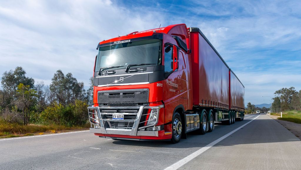 CMV Truck & Bus Albury/ Wodonga has just delivered Ron Finemore Transport’s 300th Volvo.