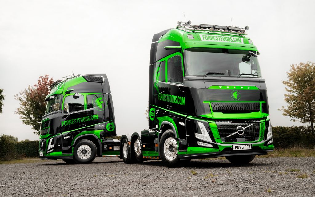 Forrest Fresh Foods keeps its fleet crisp with two new Volvo FH Aeros