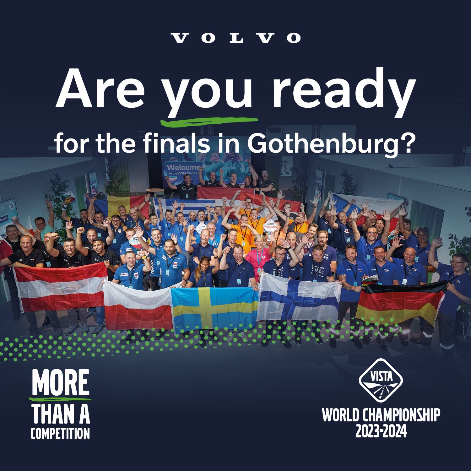 Are you ready? Countdown to the VISTA semifinals in Gothenburg, Sweden! Few weeks to go! 