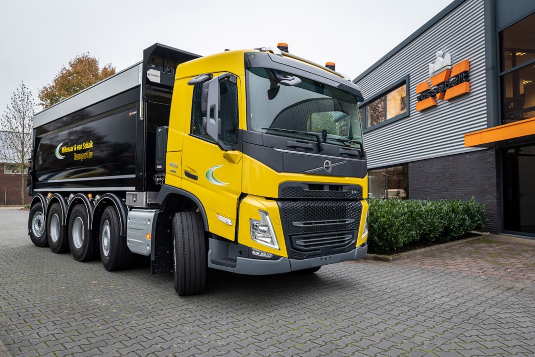 Millenaar & van Schaik Transport neemt korte Volvo FM 5-asser met hoog laadvermogen in gebruik