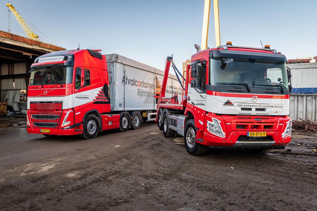 Van Leeuwen Recycling Groep breidt verder uit met nieuwe Volvo-trucks