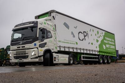 R Swain and Sons has put a new Volvo FM Electric into operation, working exclusively on its contract with CPI Books.  