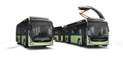 The city buses Volvo 7900 Electric and Volvo 7900 Electric Artic.