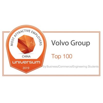 Most attractive employers 2019 China- Badge I Volvo Group