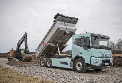 Volvo FMX Electric Truck and Volvo 