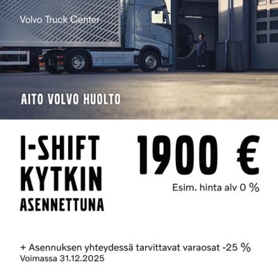 I-Shift kytkin asennettuna