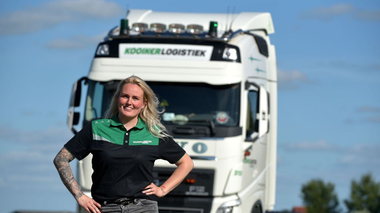 Lady Trucker Aritha: "Gezin en werk gaat prima samen."