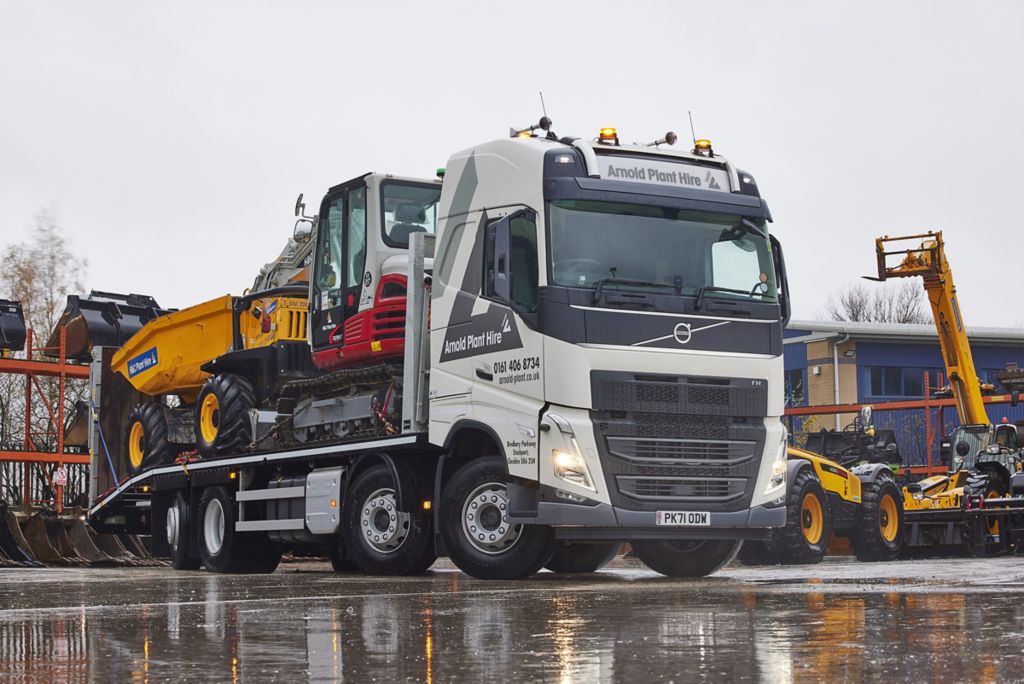 Arnold Plant Hire upgrades to Volvo FH Globetrotter 8x2 rigid