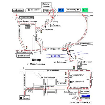 карта проезда