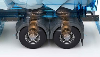 3D graphic illustration of new drive axle