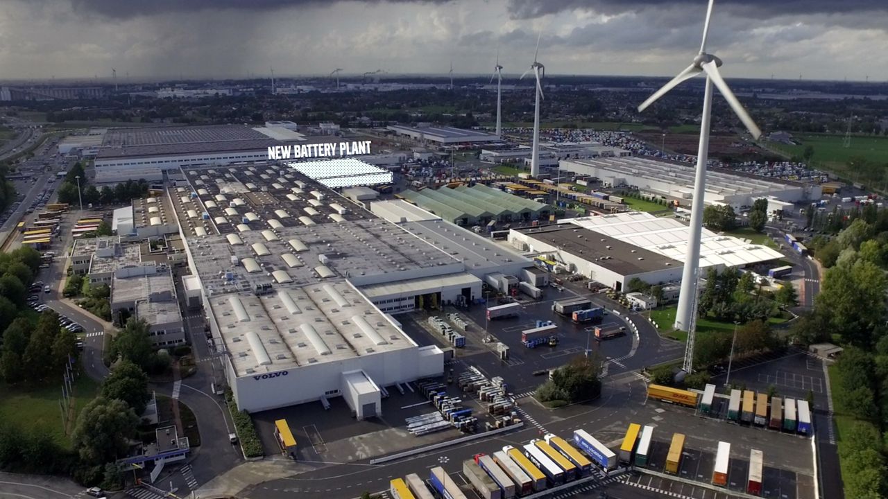 Volvo Trucks opens battery plant in Belgium