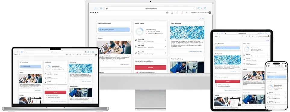 Volvo Group connected apps