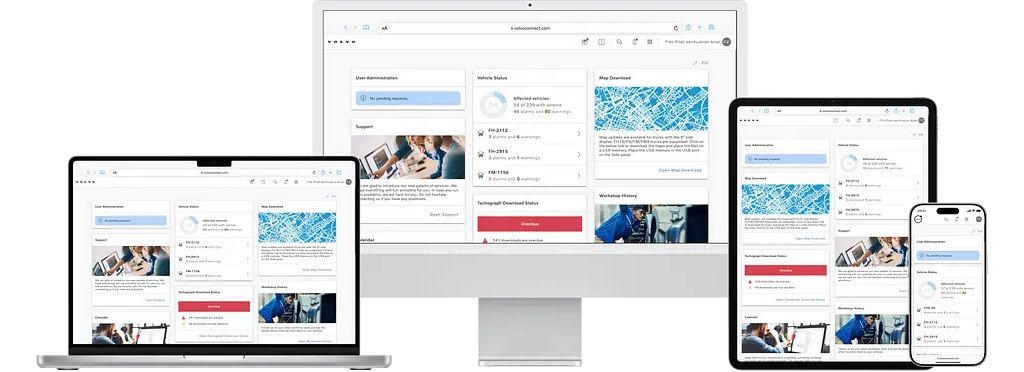 Volvo Group connected apps