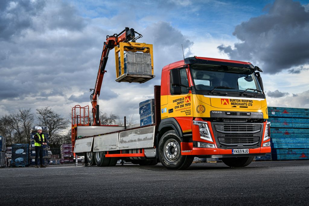 Burton Roofing orders four new FM rigids after first Volvo truck takes its fleet to new heights