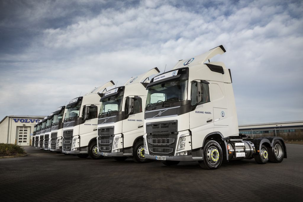 Kuehne+Nagel selects Volvo to supply first dedicated gas trucks