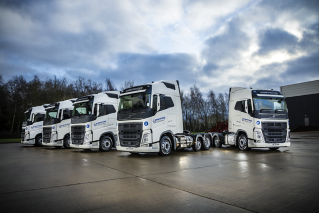 Armstrong Logistics has taken delivery of five new Volvo FH LNG (liquified natural gas) trucks