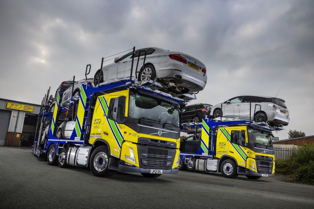 New Volvo FM car transporters raise the bar at J&P Vehicle Deliveries
