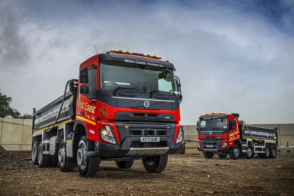 West Coast Haulage enjoys 60 new Volvo FMX tippers - Fleet Speak