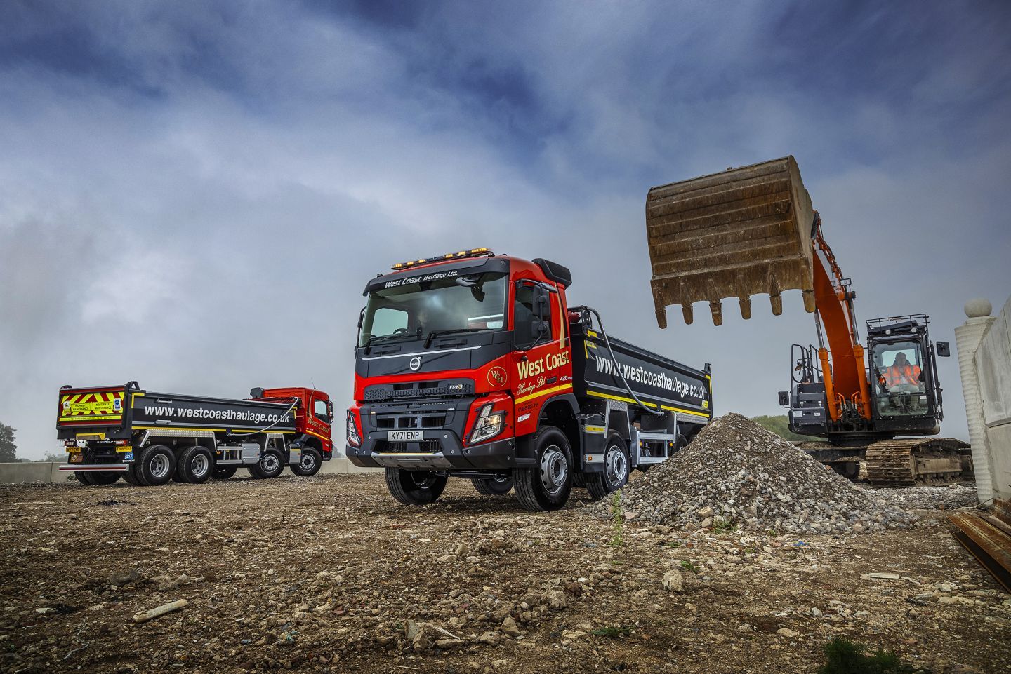 West Coast Haulage enjoys 60 new Volvo FMX tippers - Fleet Speak