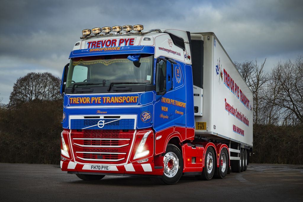 Celebratory FH marks return to Volvo for Trevor Pye Transport