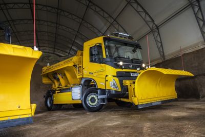 South Gloucestershire Council has taken delivery of nine new Volvo FMX rigids, each mounted with a snow plough and gritting body.