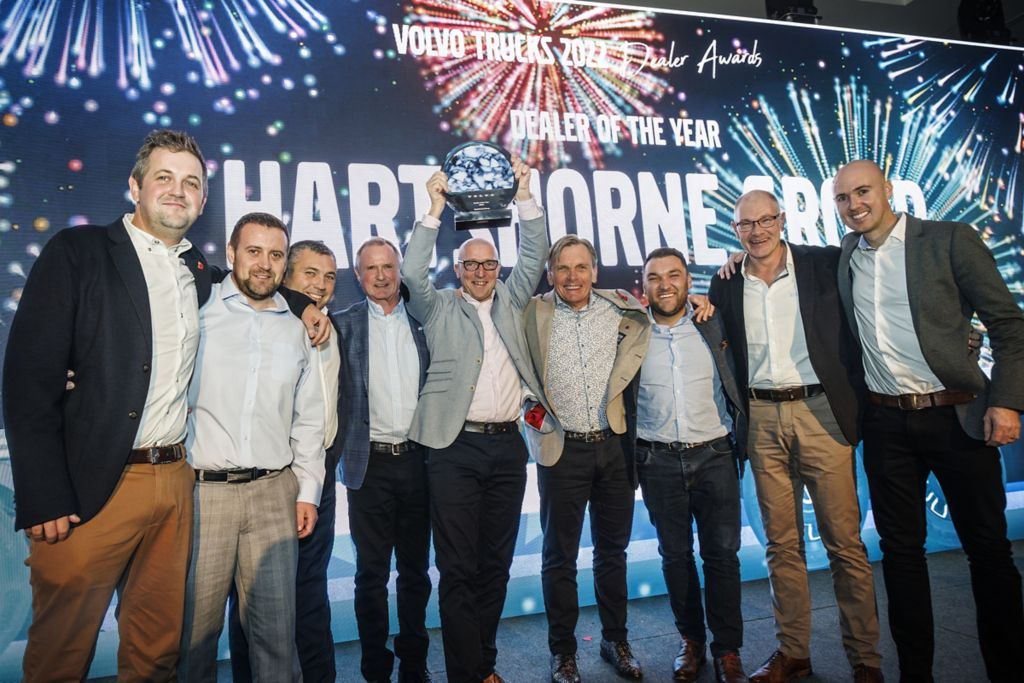 Hartshorne Group named Volvo Trucks UK & Ireland Dealer of the Year