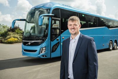 Daniel Tanner, newly appointed Service Market Director at Volvo Bus UK & Ireland