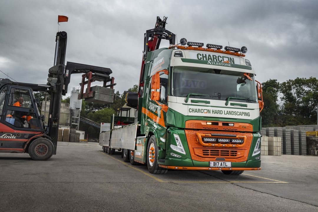 Aylestone Transport takes delivery of unique Charcon liveried Volvo FM 540